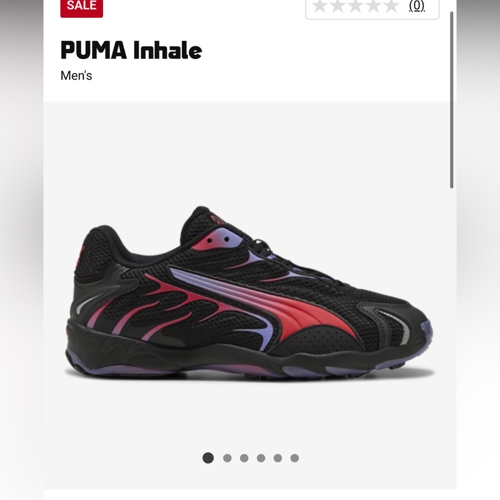 Puma Inhale Black Sneakers - Never Worn